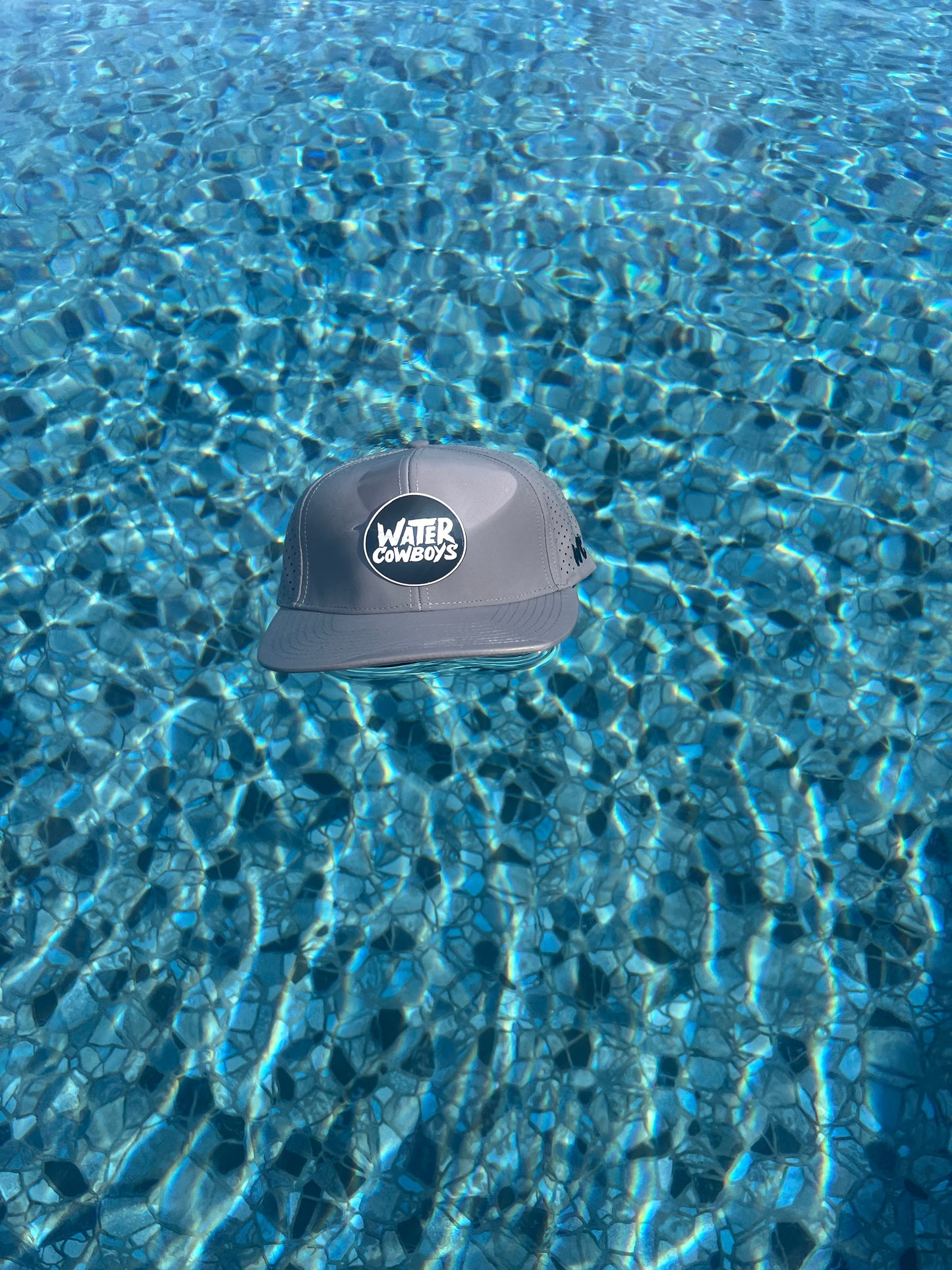 Performance Gray Logo Hat PVC Patch