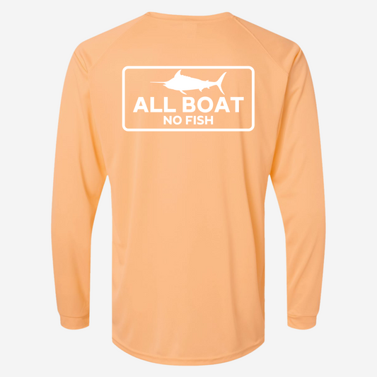 All Boat No Fish Coral Shirt