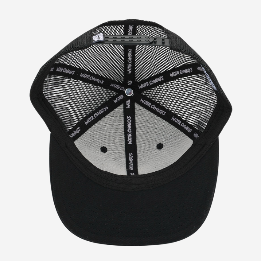 Waxed Frontier Trucker - Black Duck Boat Patch