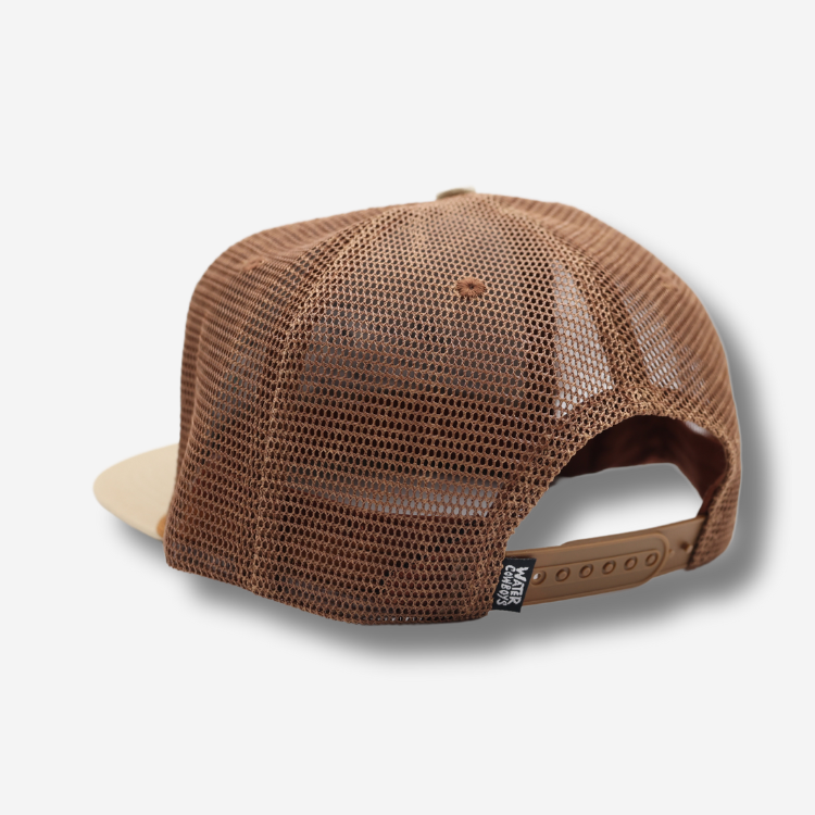 Tan Brown Fetch Em Up Trucker Hat