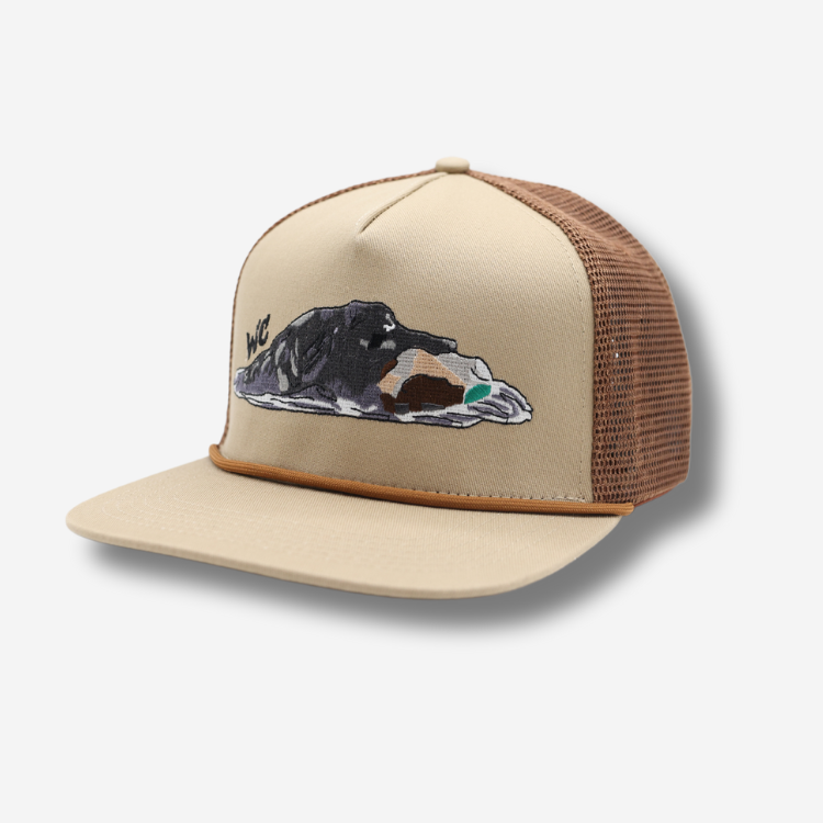 Tan Brown Fetch Em Up Trucker Hat