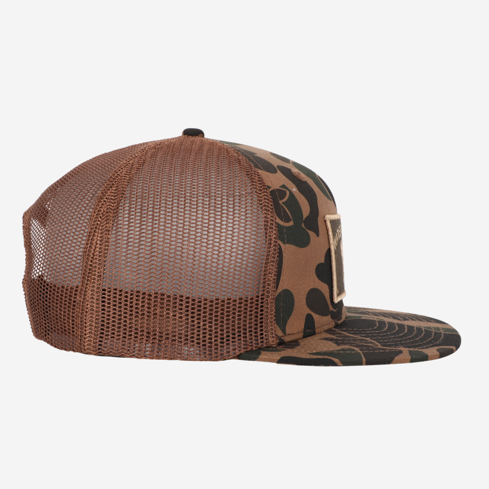 Waxed Frontier Trucker - Duck Camo Patch