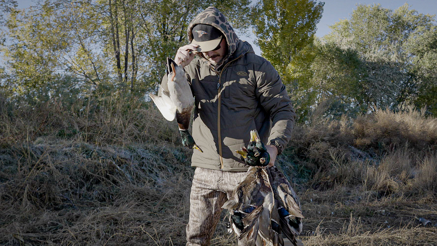 Waxed Wetlands - Black and Tobacco Mallard