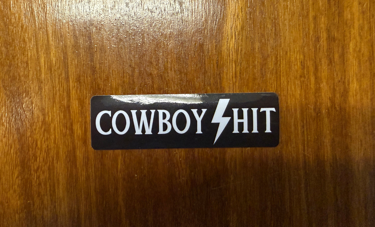 Cowboys Sh!t Decal 4"