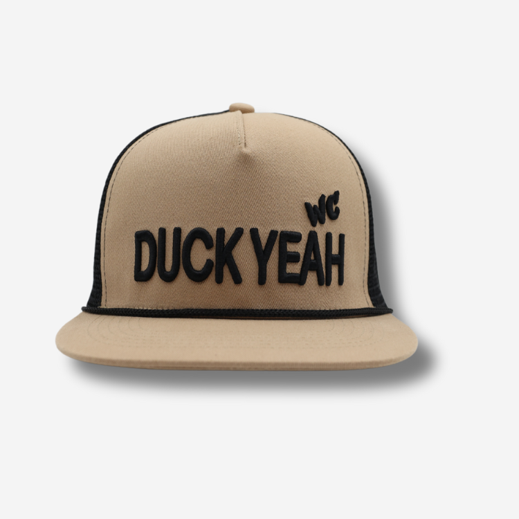 Duck Yeah Tan and Black Hat
