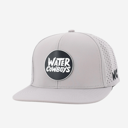 Performance Gray Logo Hat PVC Patch