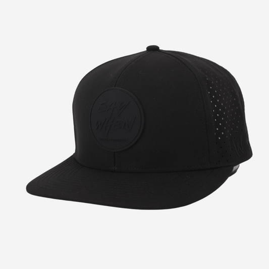 Performance Blackout Hat - Say When PVC Patch