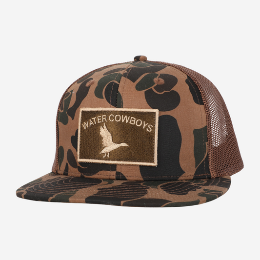 Waxed Frontier Trucker - Duck Camo Patch