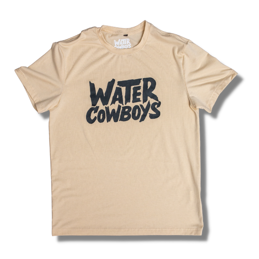 Tan Water Cowboys Logo Shirt